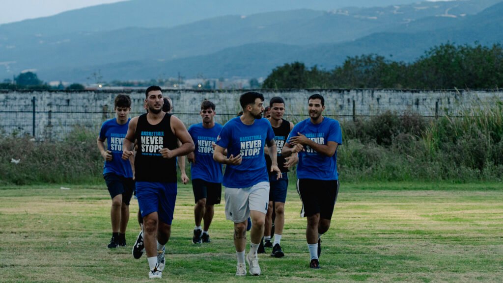 Η ομάδα στην προετοιμασία